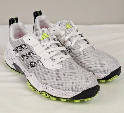 Adidas CodeChaos 25 IE3448 Mujer’s Zapatos de Golf Sin Tacos 9 Blanco Negro Limón Nuevos Foto 1 de 4