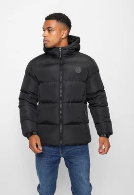 Valere Milano Hombres Puffer Burbuja Chaqueta Con Capucha Acolchada Puffa Invierno Abrigo Punto GG Foto 1 de 4