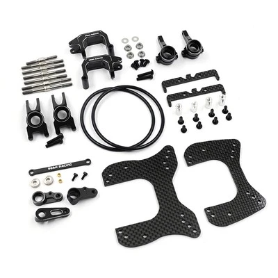 Yeah Racing YKDF-S02BK Alum & Carbon Essential Conversion Kit Black for SDFW 91 - Image 1 of 4