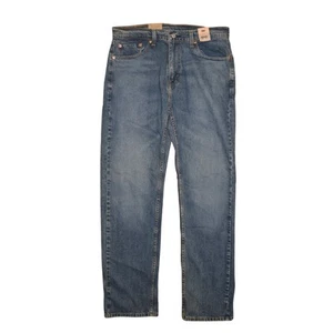 LEVI'S NUEVO $65 505 Regular Elastizado Denim Pierna Recta Jean Para Hombre 33 - Imagen 1 de 3