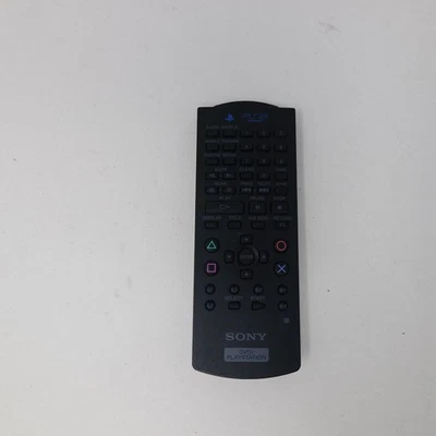 Sony PlayStation 2 DVD Remote Control Black Working Fine No Receiver - Image 1 of 4