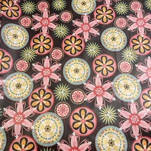 Michael Miller Carnival Bloom Fabric Material LAMINATED 40” Wide 2 Yard Cut - Picture 1 of 7