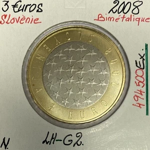 SLOVENIE - 3 EURO - 2008 // Pièce Neuve en Qualité : SUP - Afbeelding 1 van 2