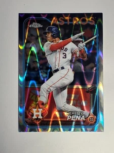 Jeremy Pena, RayWave Refractor #244 - 2024 Topps Chrome - Picture 1 of 4