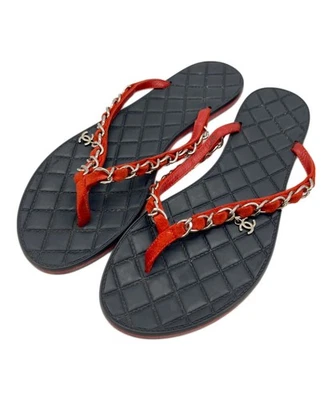 Sandalias Chanel Marca CC (US8/EU38/UK5.5) Auténticas 1169 Foto 1 de 4