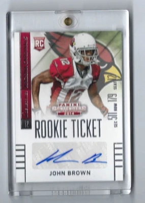 2014 Panini Contenders - John Brown #143 Sec Row Seat (AU, RC) - Image 1 of 2