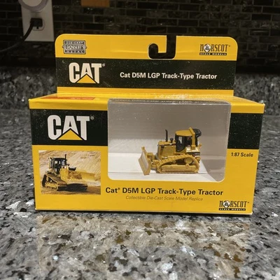 NORSCOT #55108  Caterpillar D5M LGP Track Type Bulldozer  H.O.Scale 1:87 Scale  - Image 1 of 4