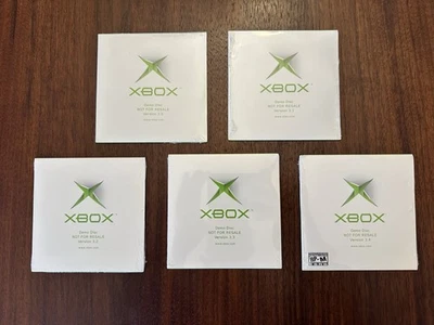 Xbox Demo Disc Kiosk “Not For Resale” NFR Version 3.0 3.1 3.2 3.3 3.4 Lot New - Image 1 of 2