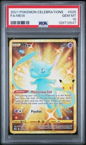 Mew #025 2021 Pokemon Celebrazioni PSA 10 - Foto 1 di 2