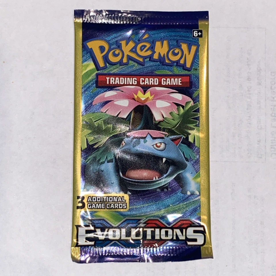 Pokemon TCG XY Evolutions 3-Card Booster Pack Lot Of (30)