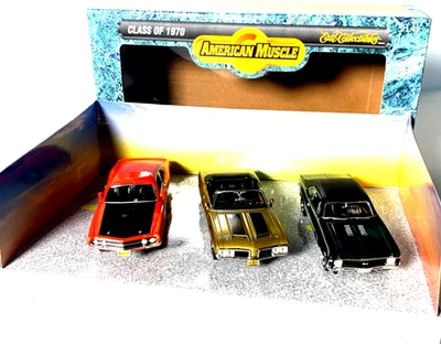 ERTL American Muscle 3 PK Class of 1970 1:43 Scale INV# 4435 - Image 1 of 4