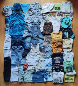 Kleiderpaket 50 Teile Größe 86 Junge Sommer Jacke Hosen Winnie Puuh - Bild 1 von 17