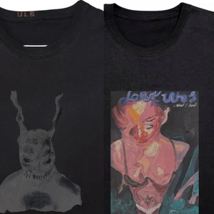 Camiseta gótica oscura | Arte de terror de culto | Estampado pintado a mano | Culto subterráneo - Imagen 1 de 31