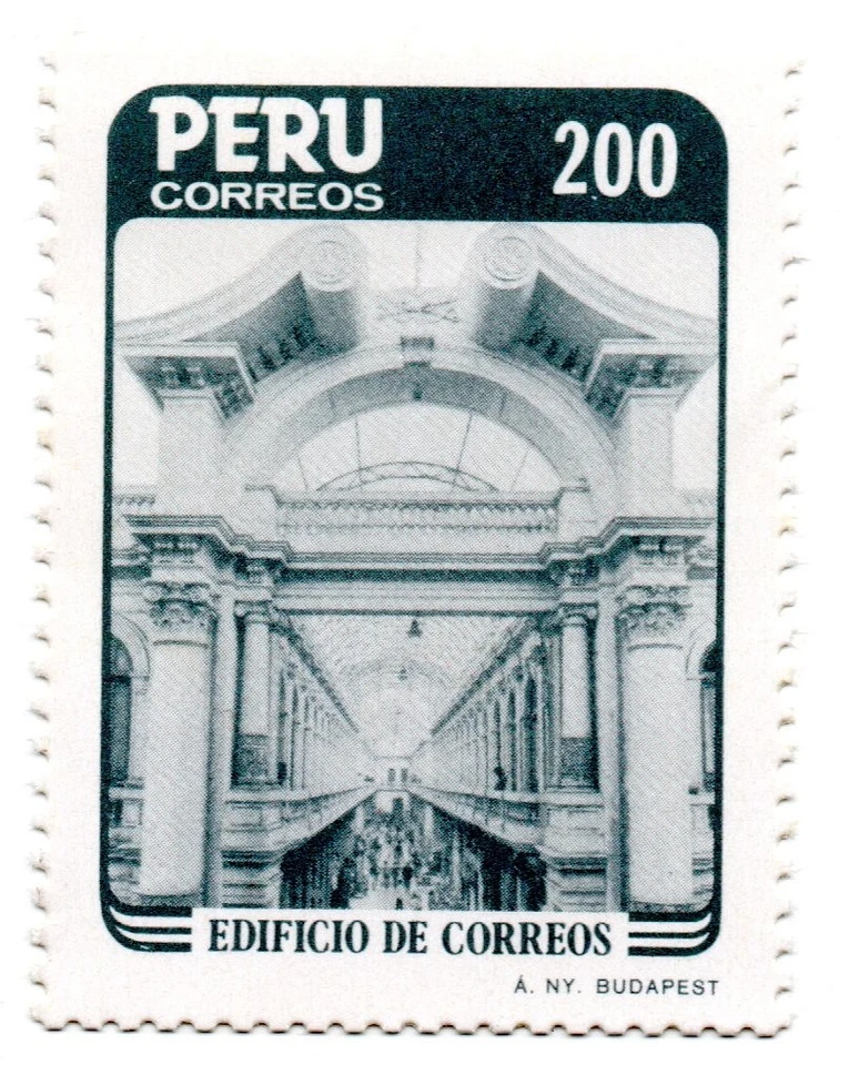 Peru 1985, Historical headquarter post office building, I/.200, accept offers - Image 1 of 1