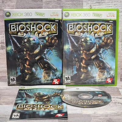 BioShock (Xbox 360, 2007) CIB w/ Manual and Slipcover - Tested & Working  - Image 1 of 4
