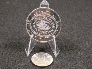 Walt Disney World WDW Port Orleans Resort Coin Token Paddleboat French Quarter - Picture 1 of 2