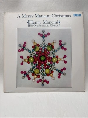 Henry Mancini His Orchestra & Chorus A Merry Mancini Christmas Vinyl 33 LP (EX) Foto 1 de 4