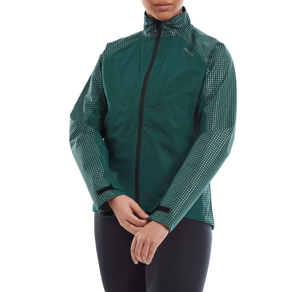 Chaqueta de Bicicleta Altura Nightvision Storm Impermeable Ciclismo Damas Verde Oscuro Foto 1 de 1