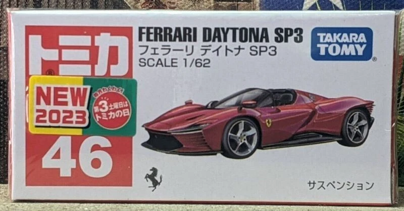 TAKARA/TOMY FERRARI DAYTONA SP3 #46 ROJO NUEVO EN CAJA ENVUELTA EN VIOLONCHELO Foto 1 de 1