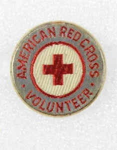 Red Cross: WWII era Plastic Volunteer lapel pin - Picture 1 of 2