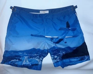 Orlebar Brown SUNBARTH OB Classic Bulldog Blue Size36 Men Swim Trunk SOLD AS IS - Picture 1 of 7