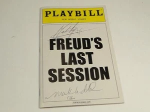 Freud's Last Session Playbill Signed Mark Dold, Martin Raynor - Picture 1 of 3