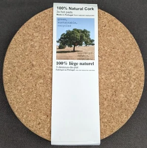 3DCORK 100% Natural Cork 3 Hot Pads *Brand New With Tag* - Picture 1 of 5