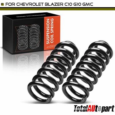 2Pcs Coil Springs for Chevrolet R2500 Suburban GMC C15 Suburban G1500 Front Side - Image 1 of 4