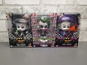 Hot Toys Cosbaby Batman The Joker Bubdle X3, New In Box, Free UK Post