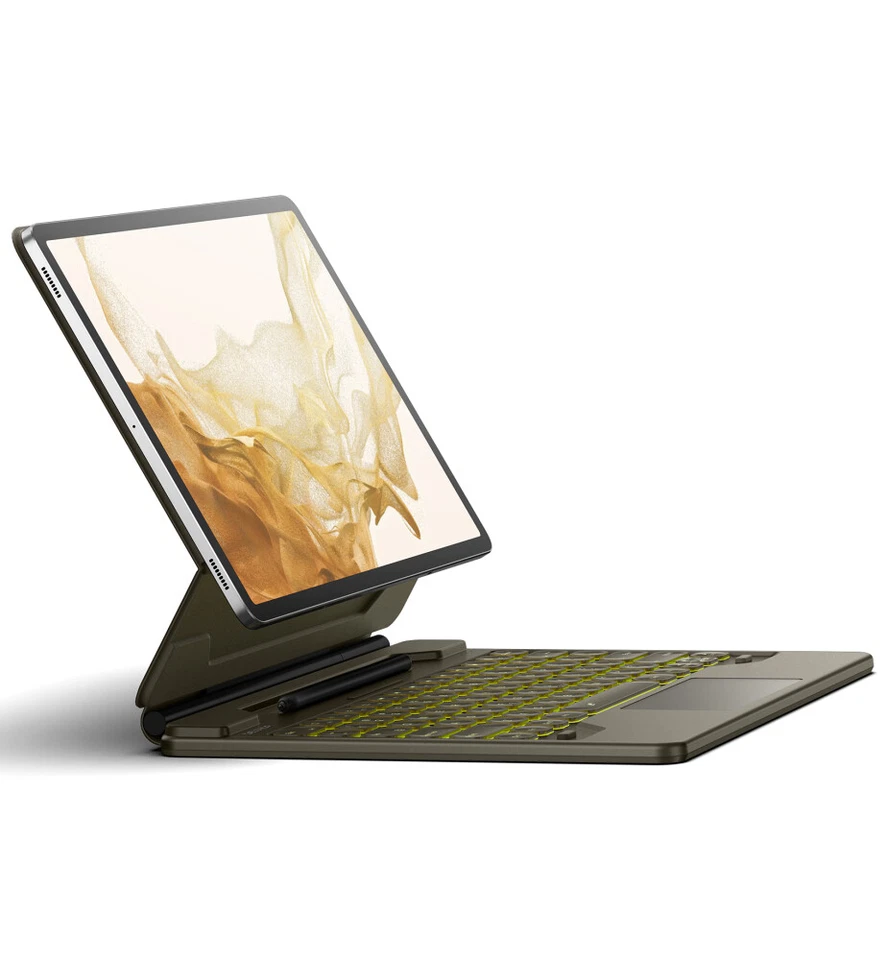 Funda con teclado DEXNOR para Samsung Galaxy Tab S10+ Plus/S9+/S9 FE+/S8+/S7+/S7 FE Foto 1 de 4