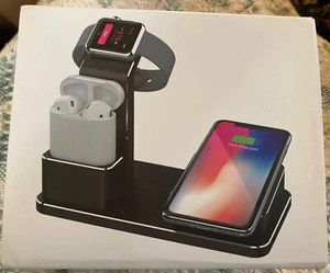 *~*iPhone/Samsung Multi-function Wireless Charger Charging Station Dock Stand*~* - Picture 1 of 4