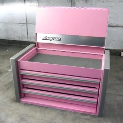 Snap-on Miniature Tool Box micro top chest pink NEW JP - Image 1 of 4