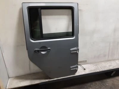 Jeep JK Wrangler OE pasajero puerta trasera potencia PSC Billet plateado 2014-2017 115062 Foto 1 de 4