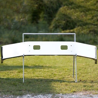 Parachoques eje trasero Volvo WG - 12" cromo envoltura completa, recortes de remolque - WG42 WG64 Foto 1 de 4