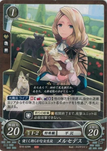 Fire Emblem Card 0 Cipher B18-028N Mercedes Three Houses Japanese - Picture 1 of 2