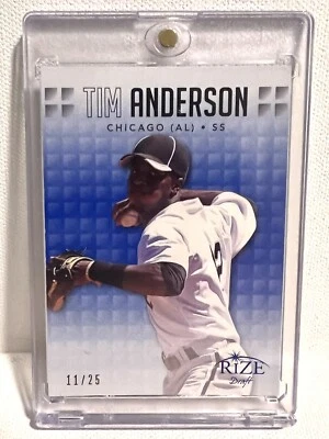 2013 Leaf Rize Draft 11/25 Tim Anderson Rookie - Image 1 of 2
