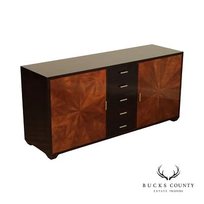 Larry Laslo for John Widdicomb Starburst Door Sideboard - Image 1 of 4