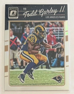 Todd Gurley 2016 Donruss Optic Holo #53 Los Angeles Rams 1st Year Optic Prizm - Image 1 of 2