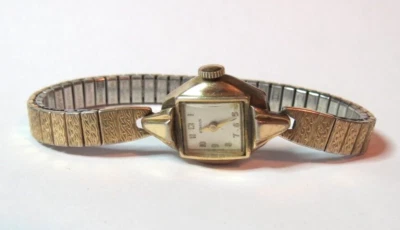 DE COLECCIÓN AÑOS 60 SUIZO MUJER BU-10 BENRUS 17'J ORO RELLENO BISEL FUNCIONA... Foto 1 de 4