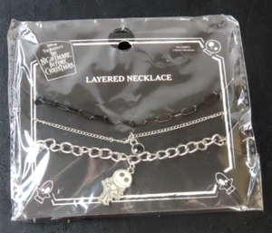 Disney Tim Burton’s The Nightmare Before Christmas Layered Necklace Jack New - Picture 1 of 6
