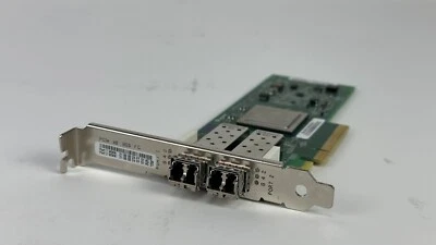 IBM Lenovo 8Gb FC Dual Port HBA QLE2562-IBMX 2x SFP+ 8G Transceivers 00Y5629 FH - Image 1 of 4