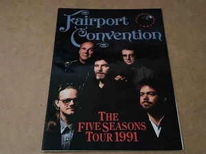 CONCERT TOUR PROGRAMME : FAIRPORT CONVENTION THE FIVE SEASONS TOUR 1991 - Foto 1 di 3