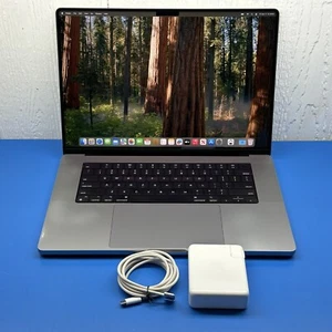 MacBook Pro 16" 2021 M1 Pro 10-Core CPU 16-Core GPU 32GB 512GB SSD Gray - WEAR - Bild 1 von 15