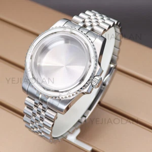 316L stainless steel 40mm Watch Case+Strap Sapphire Glass For Seiko Nh35Movement - Picture 1 of 30