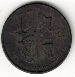 USA - 2009D - Washington ¼ $ - Guam - Rare - #16598 - Picture 1 of 2