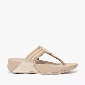 Sandalias de platino FitFlop Walkstar para mujer con punta y punta UK7 8 9 NUEVAS - Imagen 1 de 5