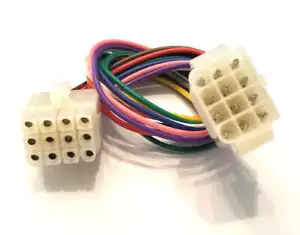 Arnés de cables de pasador redondo macho a hembra 32-3012, 12 conductores 18 AWG ~ 12" de longitud - Imagen 1 de 1