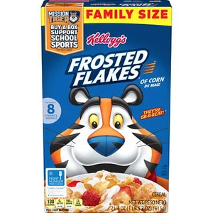 Frosted Flakes Breakfast Cereal, Kids , Family Breakfast, 21.7oz Box (1 Box) - Picture 1 of 13