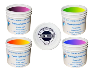 Peinture thermochromique sensible à la chaleur changement de couleur Atlanta Chemical - Photo 1 sur 65