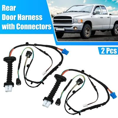 1Pair Rear Door Harness w/Connectors 56051931AA for Dodge for RAM 1500 2500 3500 - Изображение 1 из 4